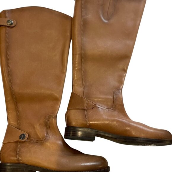 Sam Edelman Wm’s Brown Leather Riding Boot Sz 6.5 - Picture 4 of 7
